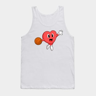 Heart Basketball player Basketball Tank Top